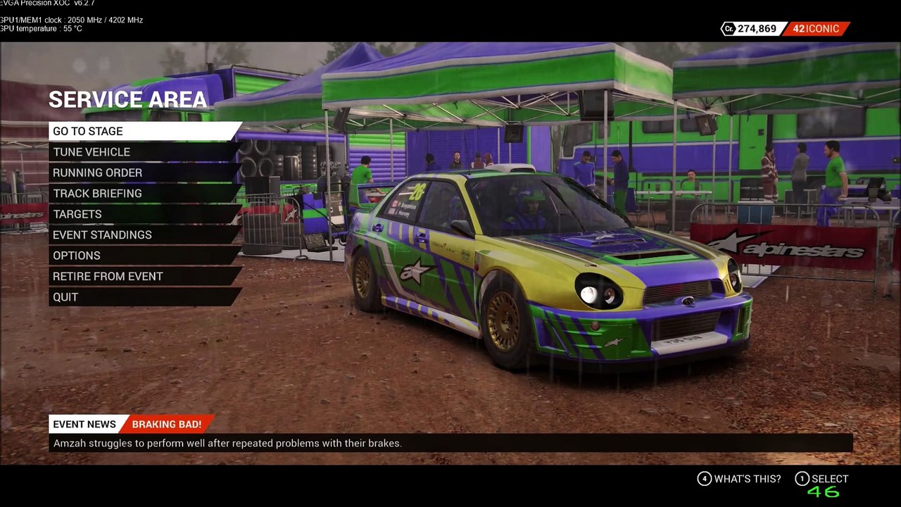 DiRT 4 FlyCam Serpentine Gully Ev1 St4 Intercont. Series Fitzroy Australia