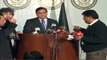 Mics of Geo, Express, Samaa and BOL news channels removed during Foreign Office's media briefing