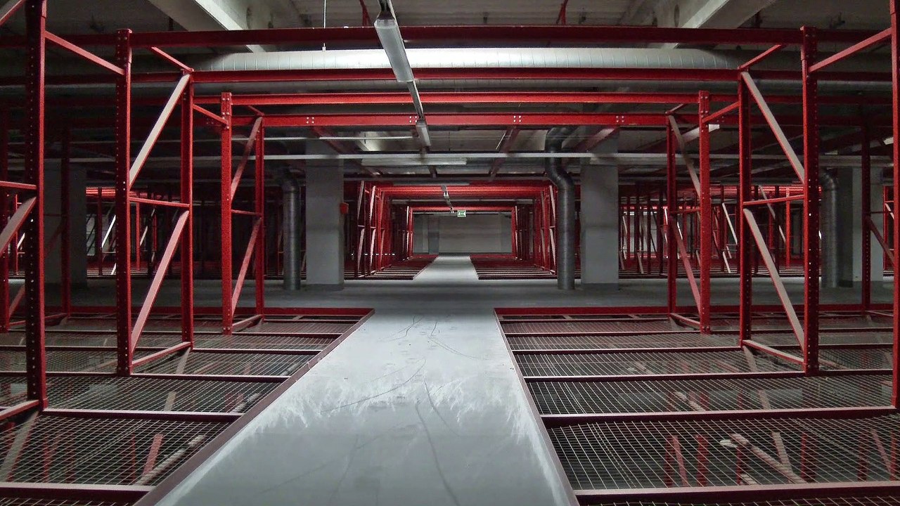 Woolworth bönen - tauchgang im hochregallager