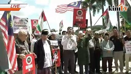 LIVE: Demonstrasi rakyat tolak Israel masuk M’sia