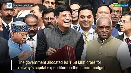 Download Video: Budget 2019: Centre allocates Rs 64.5k crore for Railways for 2019-20, up by 17.24%