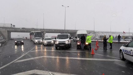 Ulaşıma kar engeli - KAYSERİ