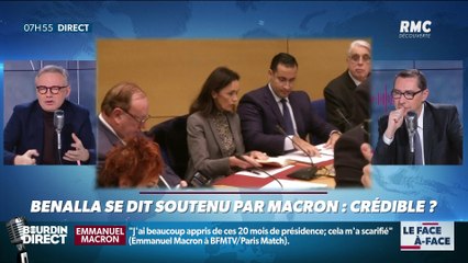Brunet & Neumann : Benalla se dit soutenu par Macron, est-ce crédible ? - 01/02