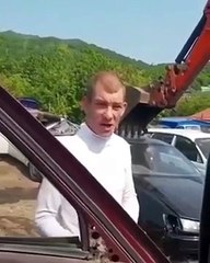 Smashed the car head double 3