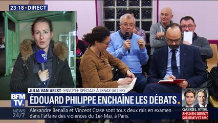 Edouard Philippe enchaîne les débats