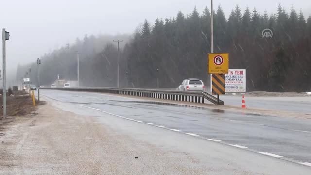 Bolu Dağı'nda Kar Yağışı - Bolu