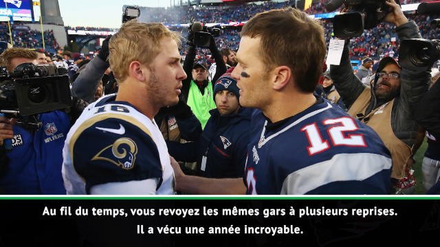 Superbowl LIII - Brady : Goff a vécu une année incroyable