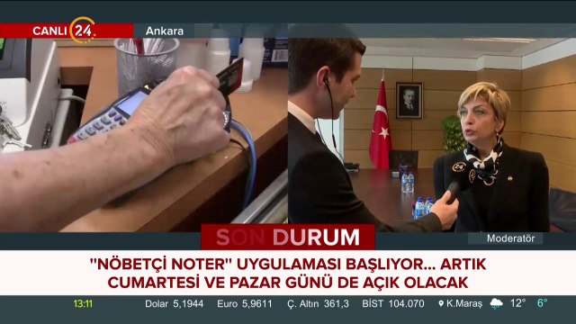 Nöbetçi Noter uygulaması başlıyor