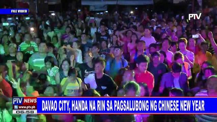 Davao City, handa na rin sa pagsalubong ng Chinese New Year