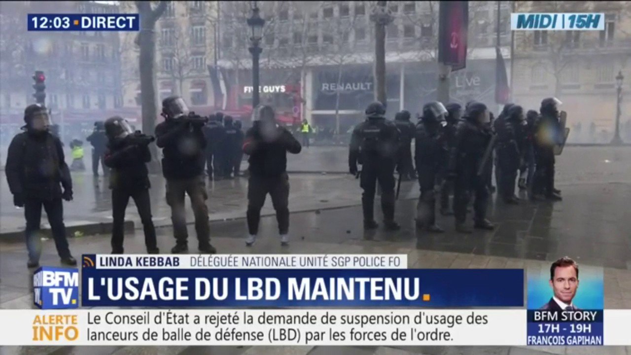 Le maintien du LBD pour les forces de l'ordre est "un soulagement" pour Linda Kebbab (SGP Police FO)