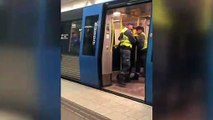 Hamile kadına metroda şiddet