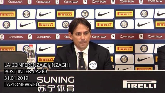Conferenza stampa Inzaghi post Inter-Lazio