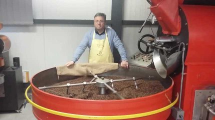 Cafés Di Santo Frasnes, torréfaction en direct, 9 février 2019