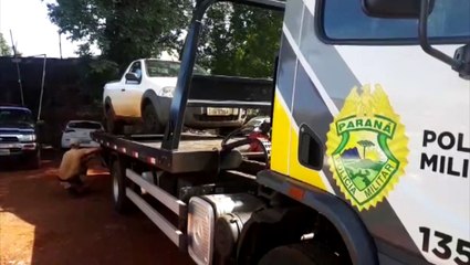 Strada furtada é recuperada pela Polícia no Loteamento Santa Fé