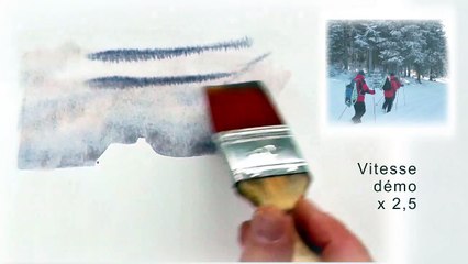 Démo - minute de la cabane enneigée