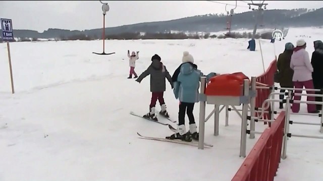 Ardahan'da 'kayak öğrenme kursu' sona erdi