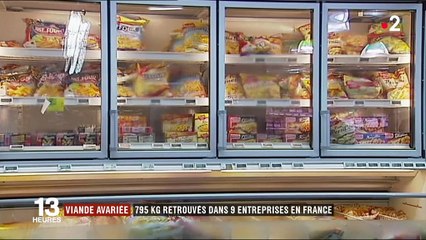 Viande avariée : 795 kg retrouvés en France