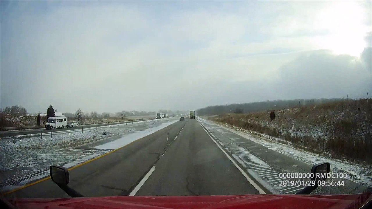 Tractor Trailer Goes Off-Road