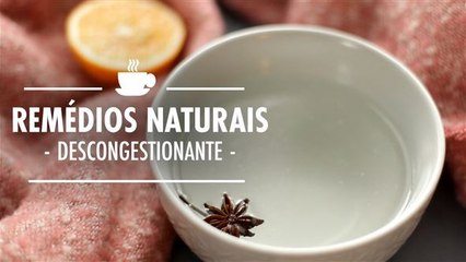 Remédios naturais: Vapor descongestionante