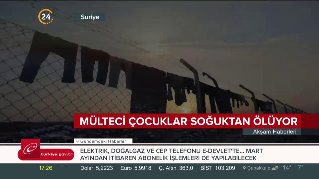 Mülteci çocuklar soğuktan ölüyor