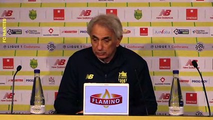 Vahid Halilhodzic avant ESSG - FCN