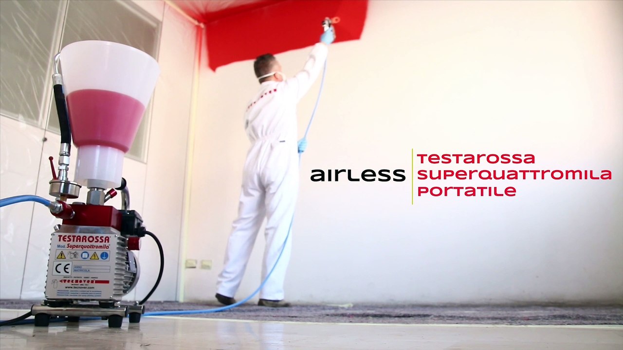 Pompa Airless TECNOVER mod. TR4000P per smalti, vernici e pitture lavabili