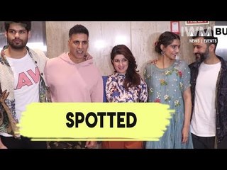 Akshay Kumar and Twinkle at screening of Ek Ladki Ko Dekha Toh Aisa Laga