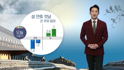 [날씨] 오늘 설 연휴 첫날...큰 추위 없지만 미세먼지 말썽 / YTN
