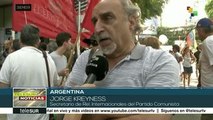 Realizan vigilia en Argentina en apoyo a la Revolución Bolivariana