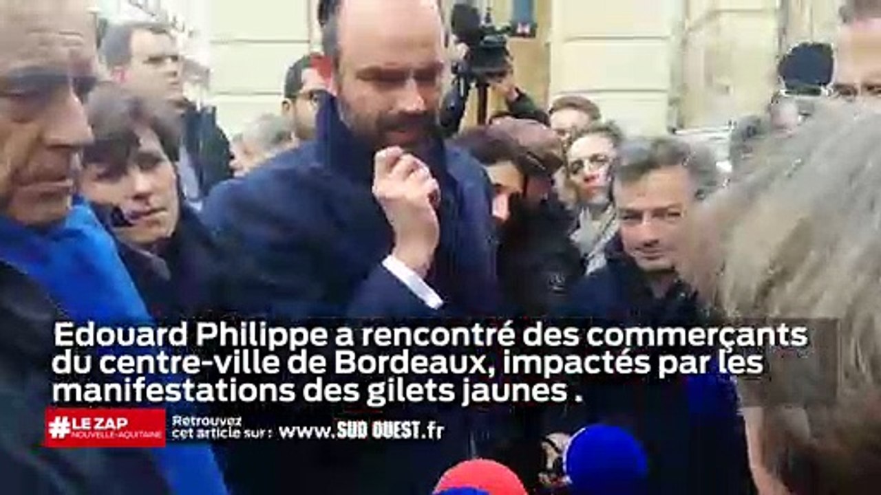 Edouard Philippe est en visite ce jour à Bordeaux.