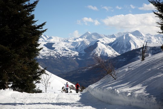 Val d' Azun. L'espace nordique est en piste