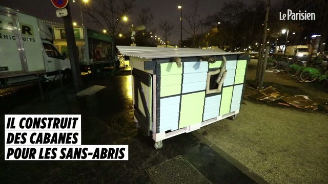Il construit des cabanes pour les sans-abris