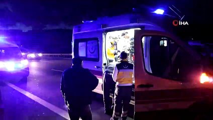 Tır tıra arkadan çarptı; 3 kişi yaralandı