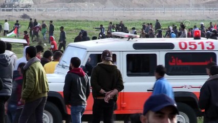 İsrail askerleri Gazze sınırında 32 Filistinliyi yaraladı - GAZZE
