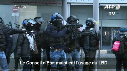 Manifestations: le Conseil d'Etat maintient l'usage du LBD