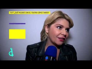 Itatí Cantoral considera injusto el cierre del teatro López Tarso | De Primera Mano