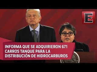 En febrero llegan las primeras pipas para distribuir gasolina, anuncia López Obrador