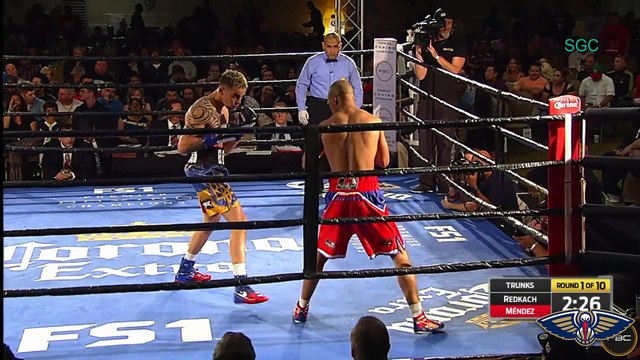 IVAN REDKACH vs ARGENIS MENDEZ , 10 ROUNDS JUNIOR WELTERWEIGHTS BOXING