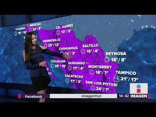 Clima 23 de enero 2018 | Noticias con Yuriria Sierra