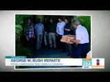 George W. Bush reparte pizzas a los agentes del Servicio Secreto | Noticias con Francisco Zea