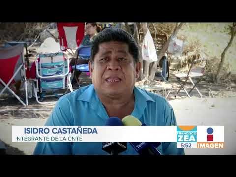 Maestros de la CNTE continúan con bloqueos en vías del tren en Michoacán | Francisco Zea
