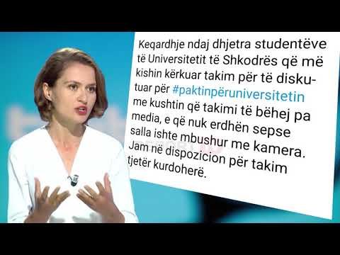Besa Shahini ikën me vrap nga takimi me studentët e Shkodrës, ja çfarë e irritoi ministren