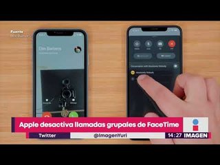 Apple desactiva llamadas grupales de FaceTime porque permitía escuchar antes de aceptar llamada