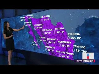 Bajará la temperatura y habrá fuertes ráfagas de viento y lluvias en esta parte de México