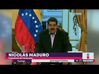"Hands off Venezuela de inmediati" Así manda mensaje en inglés Nicolás Maduro a Trump