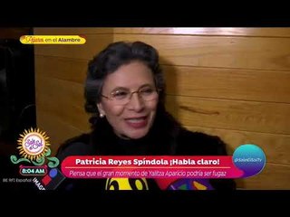 Patricia Reyes Spíndola dice que Yalitza Aparicio no seguirá actuando | Sale el Sol