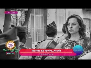 ¡Llamada con Marina de Tavira, nominada como Mejor Actriz de Reparto! | Sale el Sol