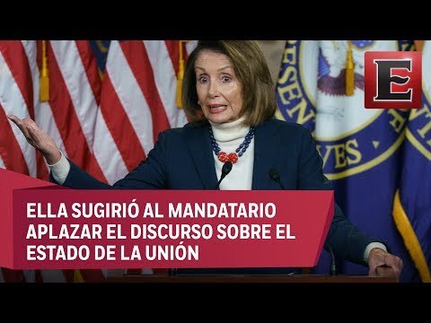 Trump cancela viajes al extranjero a Nancy Pelosi, líder demócrata