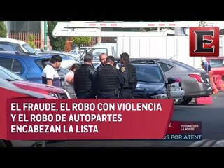 Delitos de mayor incidencia en CDMX