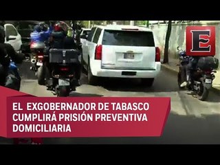 LO ÚLTIMO: Trasladan a Granier de reclusorio a su domicilio en la CDMX